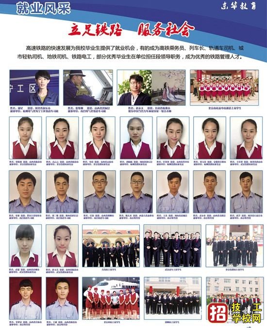 石家庄东华铁路学校就业单位 石家庄东华铁路学校就业学生