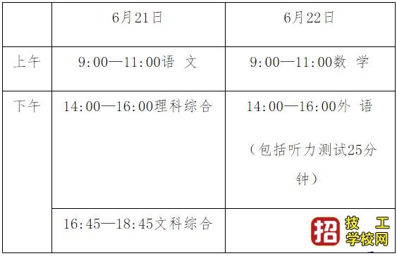 河北省2022年中考时间公布！